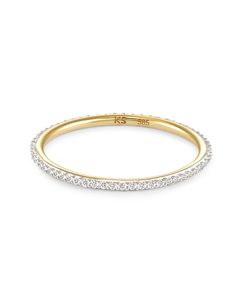 Abbie Metal Bangle Bracelet in Gold | Kendra Scott